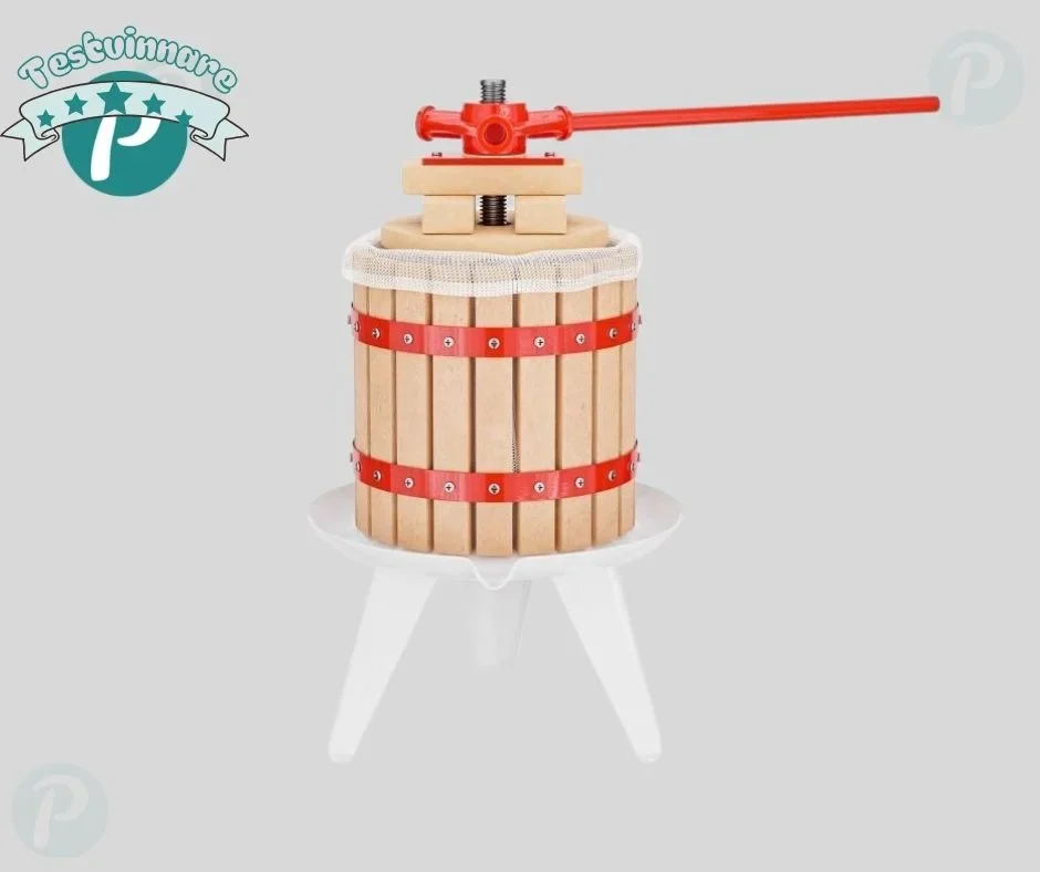 Wiltec 12 L Fruktpress Inkl. Pressduk