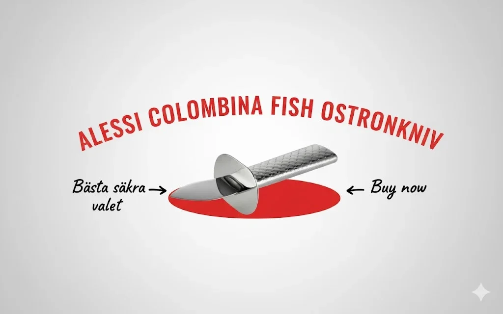 Alessi Colombina Fish Ostronkniv