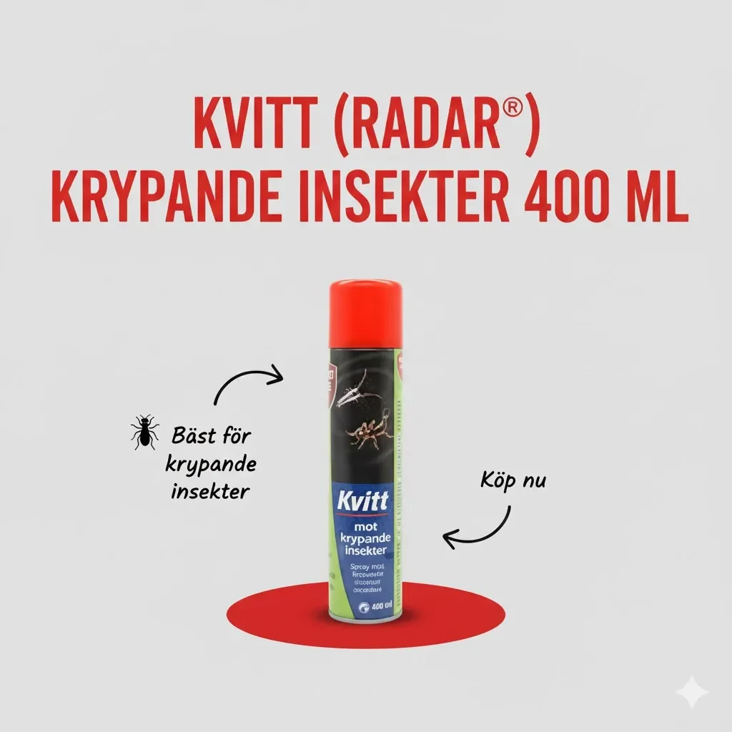 Kvitt (Radar®) Krypande Insekter 400 ml