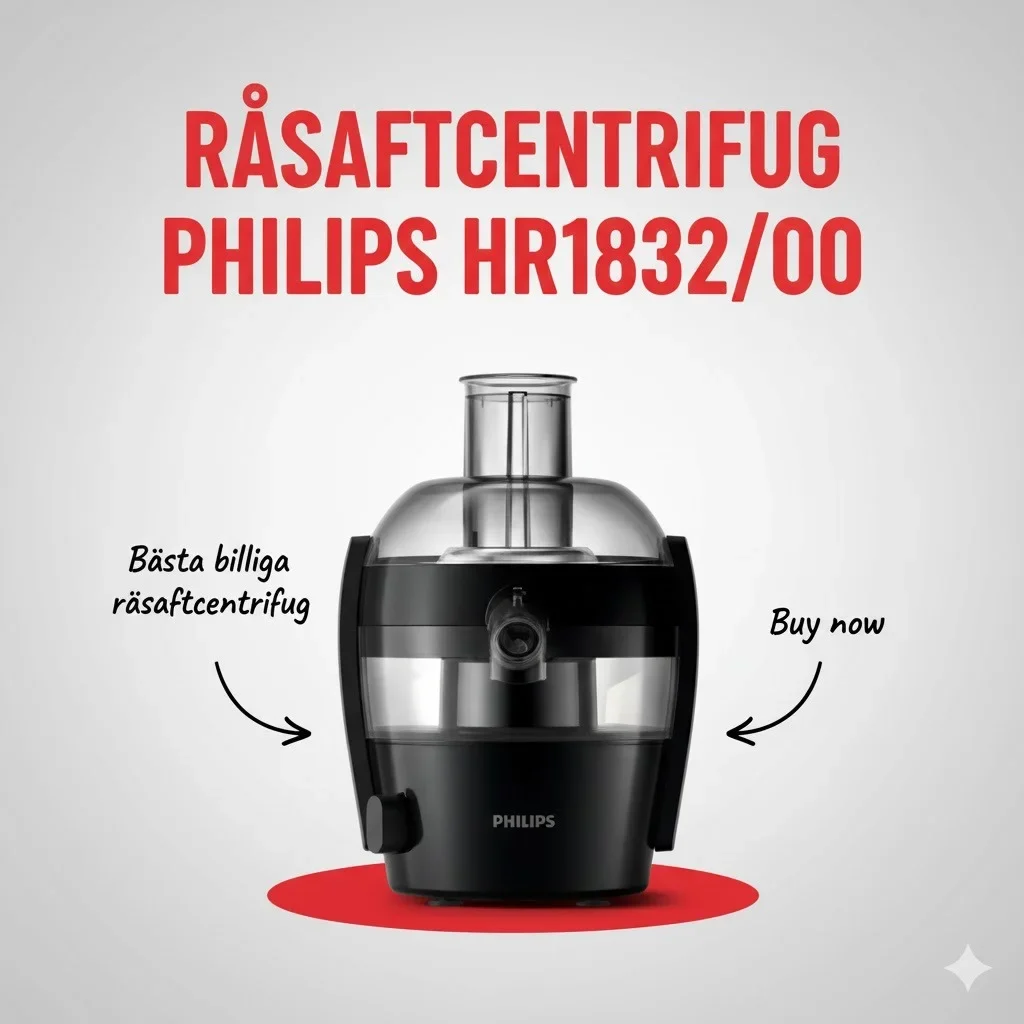 Råsaftcentrifug Philips HR1832/00