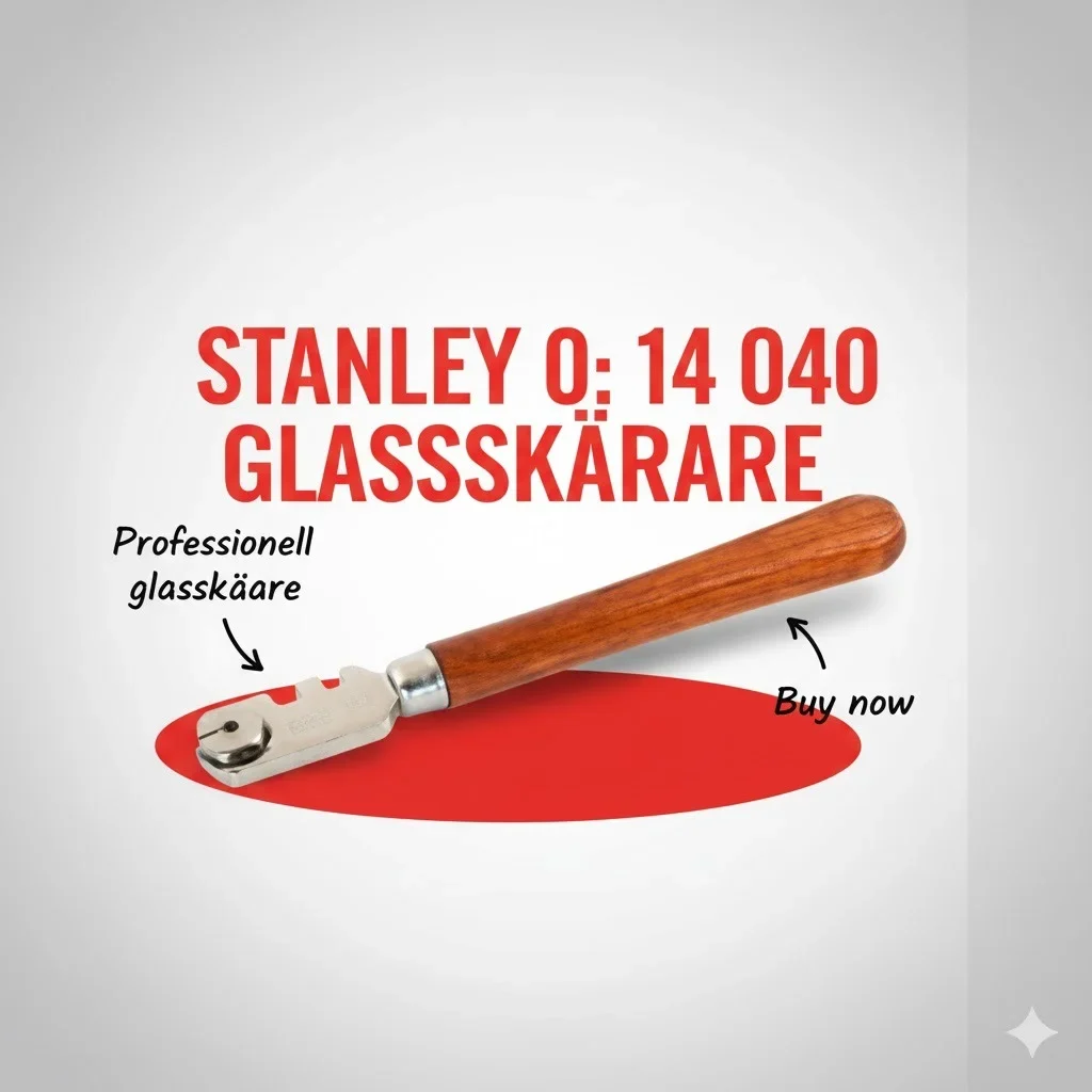 Stanley 0 14 040 Glasskaerare