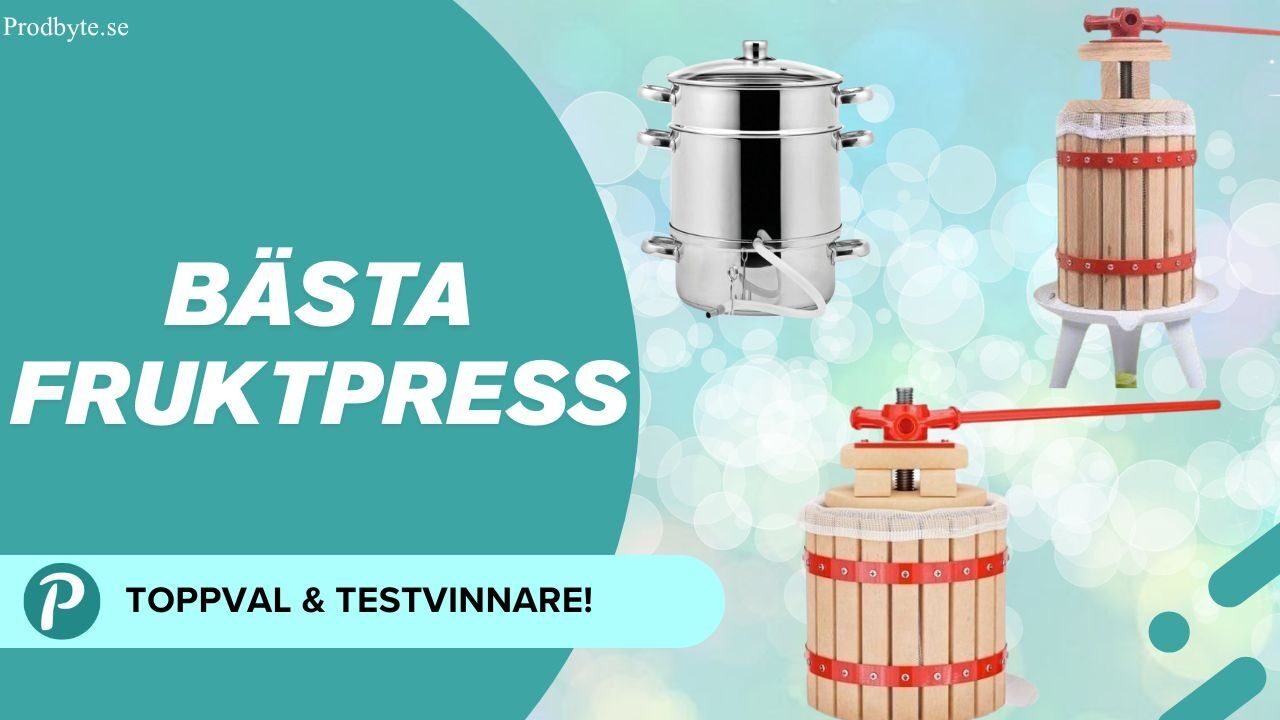 Bästa Fruktpress 2025: Topp 5 för Perfekt Juice