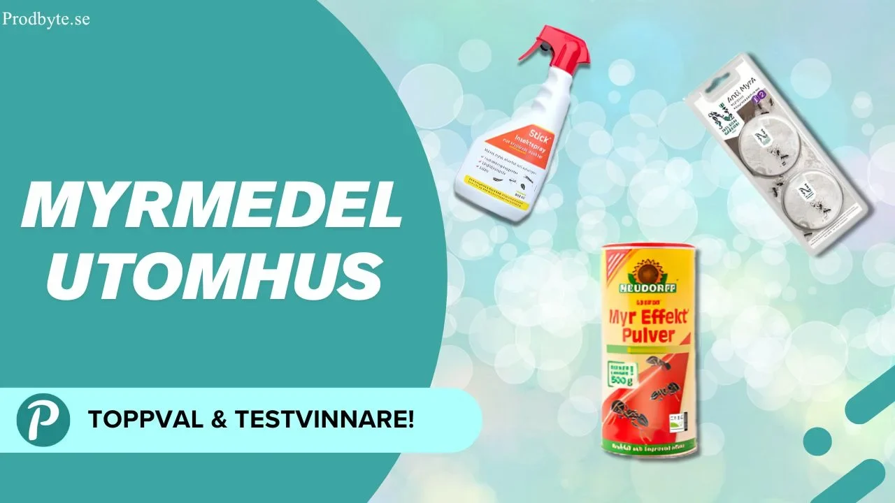 Bästa Myrmedel utomhus 2025 – Snabbt stopp för myrinvasion