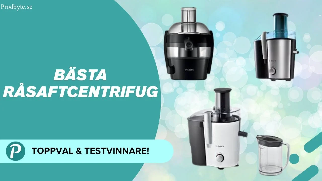 Bästa Råsaftcentrifug 2025 – Gör Färsk Juice på Sekunder